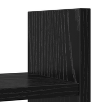 Organizzatore da Scrivania Rovere Nero 50x15.5x35.5 cm