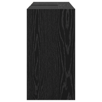 Armadio Lavabo Rovere Nero 90x29x55 cm Legno Ingegnerizzato