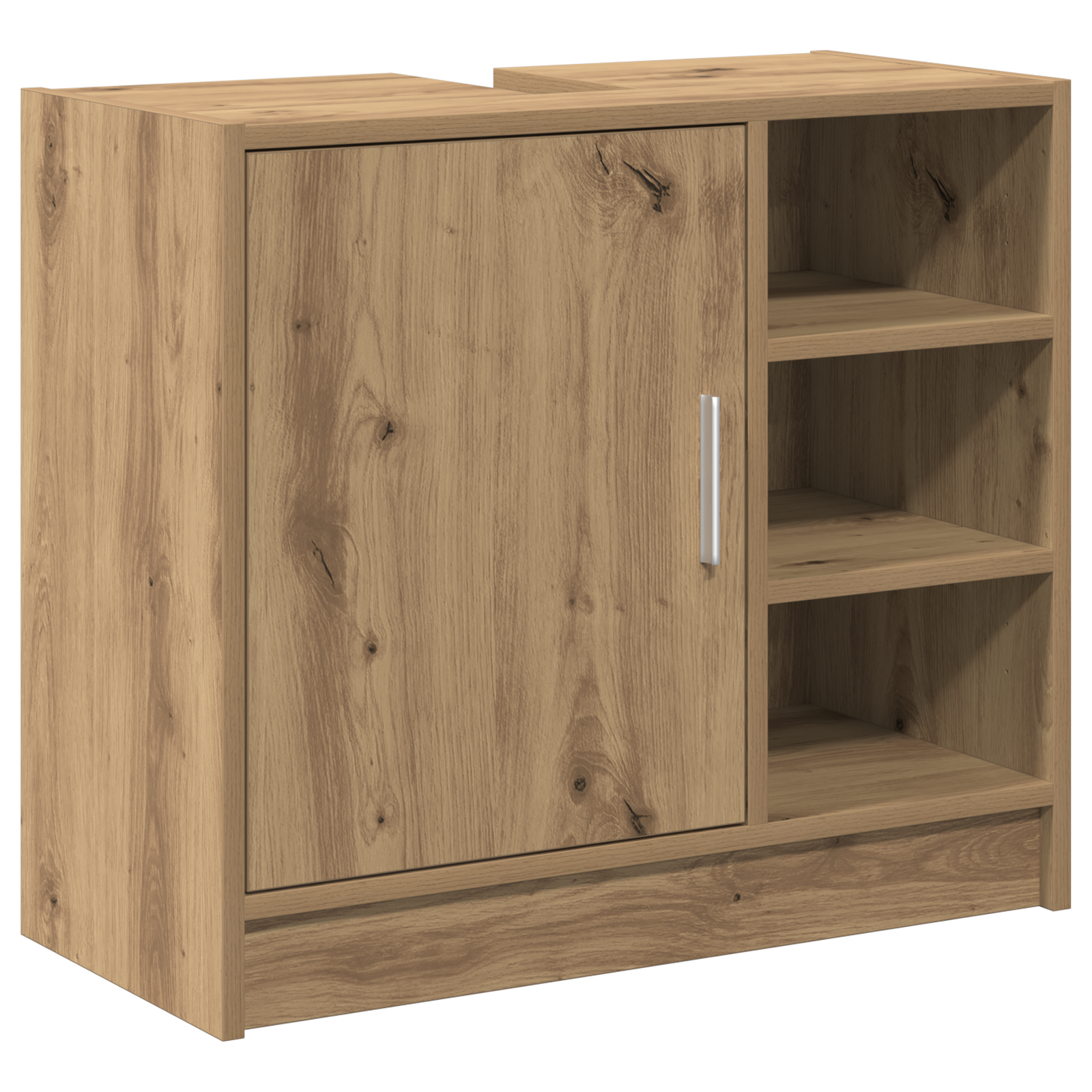 Armadio per lavandino Rovere Artigianale 63x29x55 cm Legno ingegnerizzato