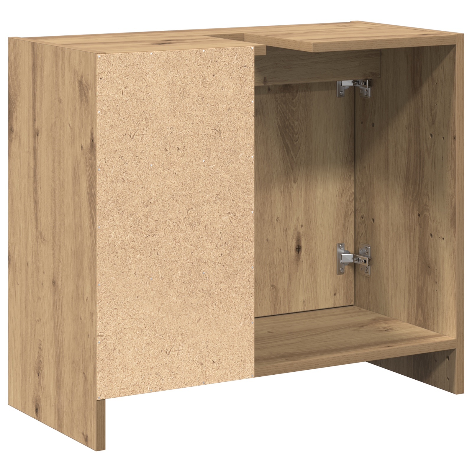Armadio per lavandino Rovere Artigianale 63x29x55 cm Legno ingegnerizzato