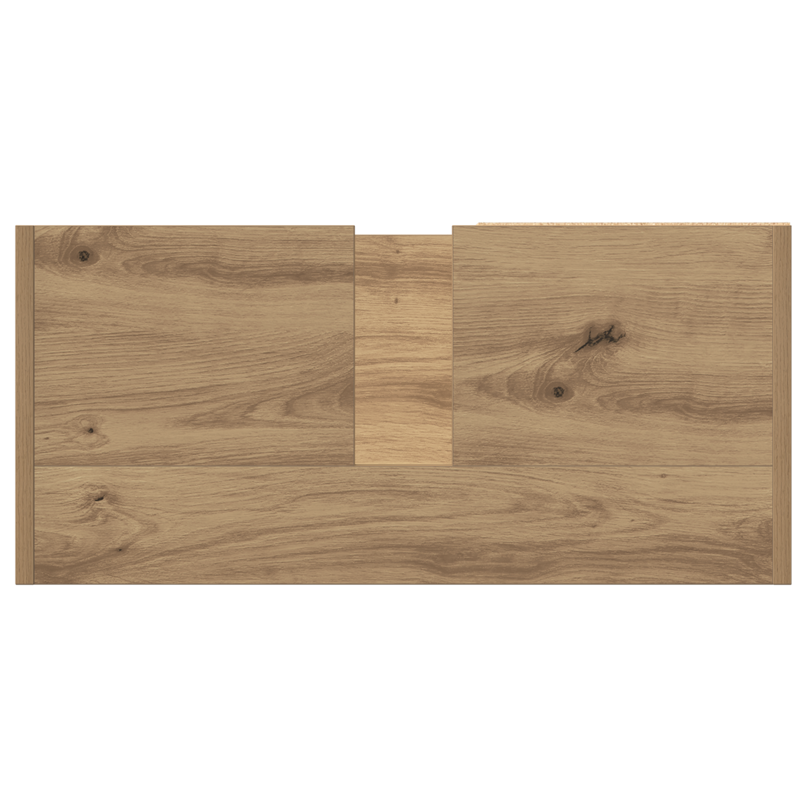 Armadio per lavandino Rovere Artigianale 63x29x55 cm Legno ingegnerizzato