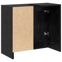 Mobile Lavabo Quercia Nera 63x29x55 cm Legno Ingegnerizzato