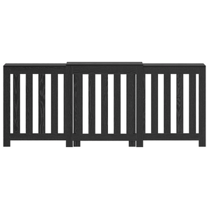 Coperchio Radiatore Quercia Nera 205x21.5x83.5 cm Legno Progettato