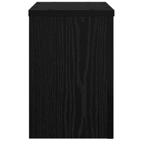 Supporti per Piante 2 pz Rovere Nero 20x20x30 cm Legno ingegnerizzato