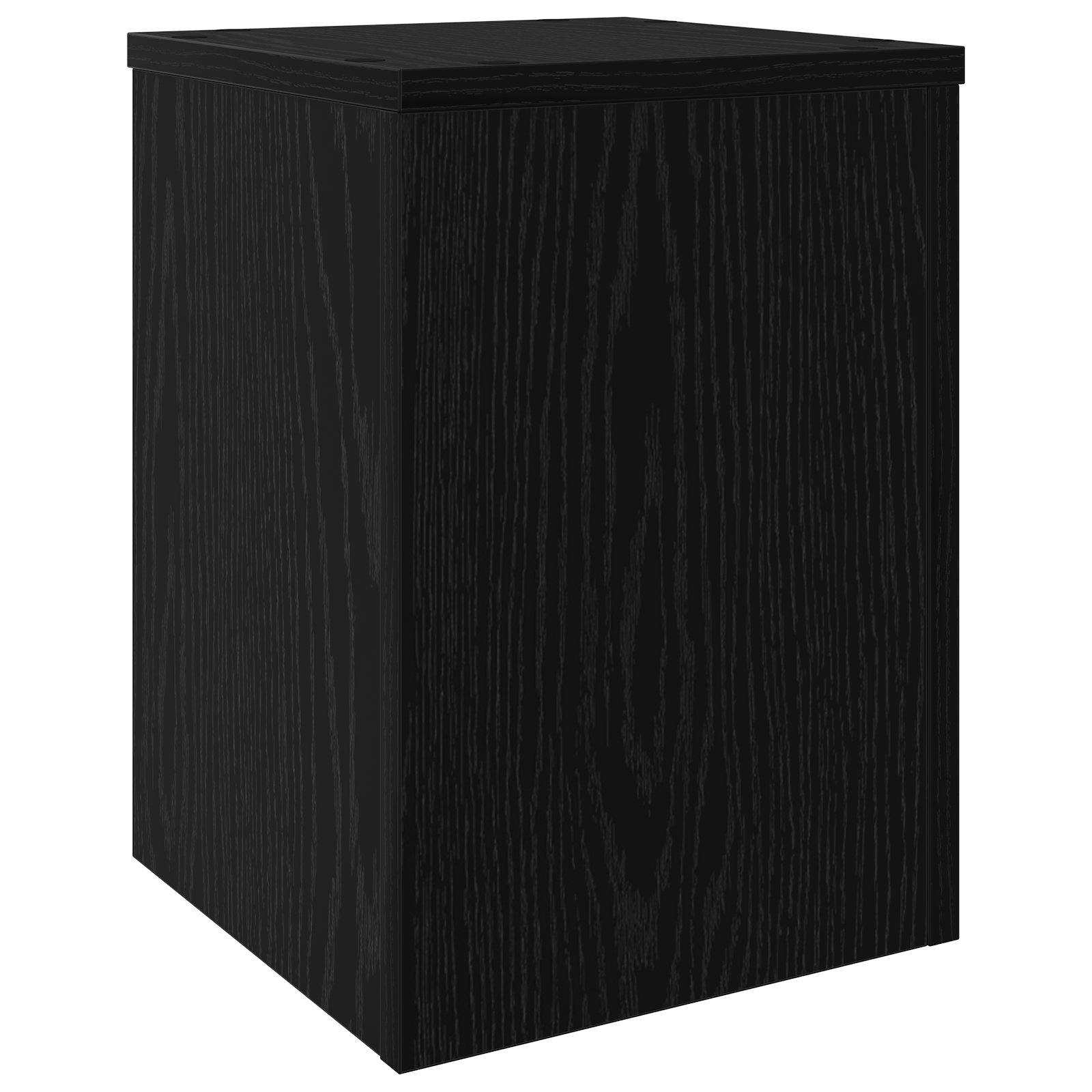 Supporti per piante 2 pcs Rovere Nero 25x25x35 cm Legno ingegnerizzato