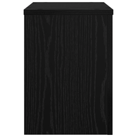 Supporti per piante 2 pcs Rovere Nero 25x25x35 cm Legno ingegnerizzato