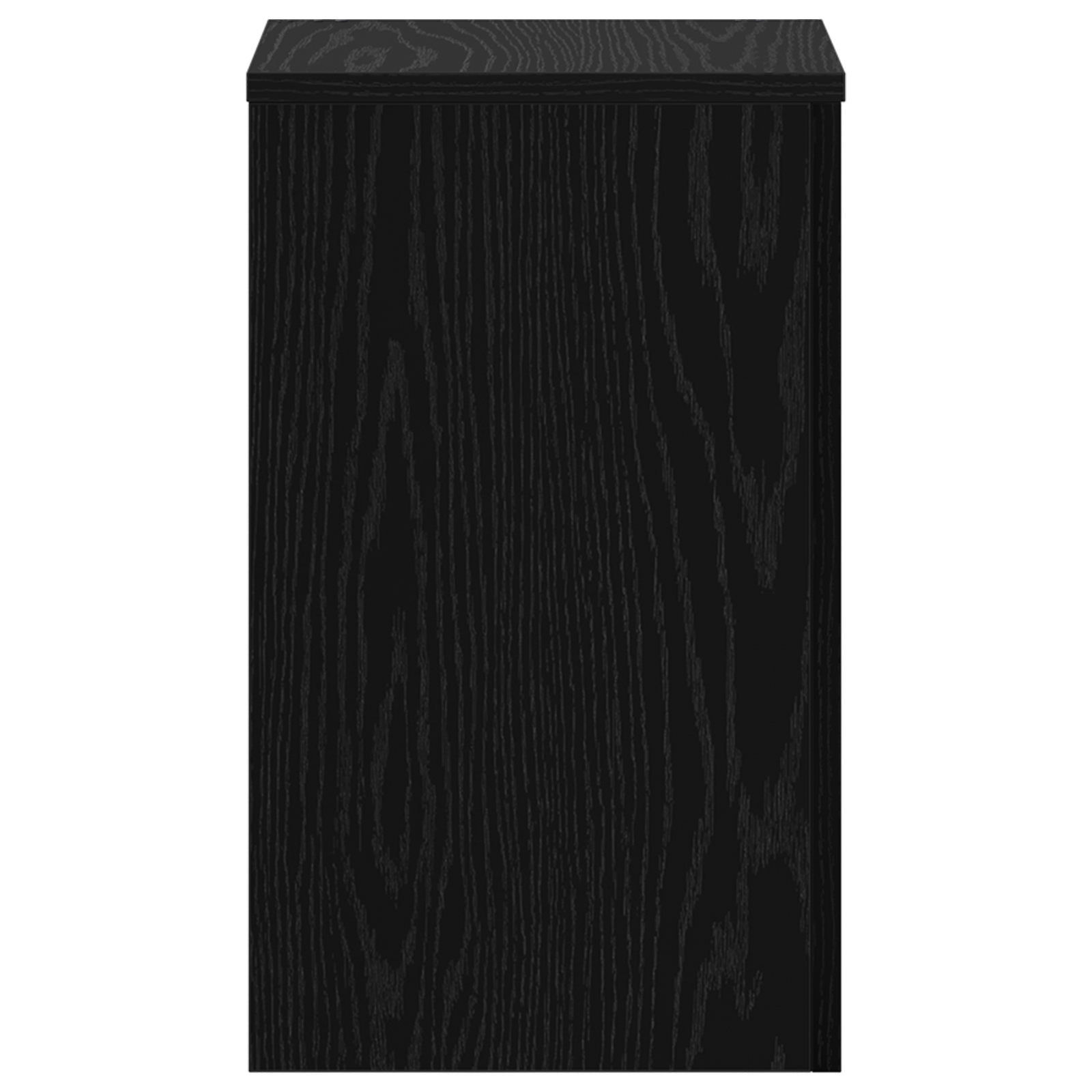 Supporti per Piante 2 pz Rovere Nero 30x30x50 cm Legno ingegnerizzato