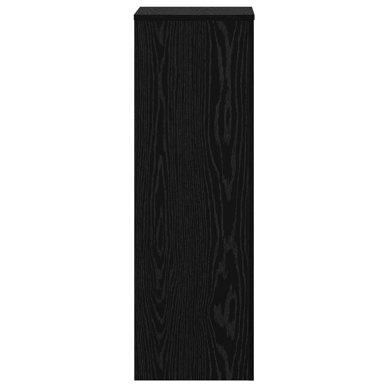 Supporto per piante in rovere nero 33x33x100 cm in legno ingegnerizzato