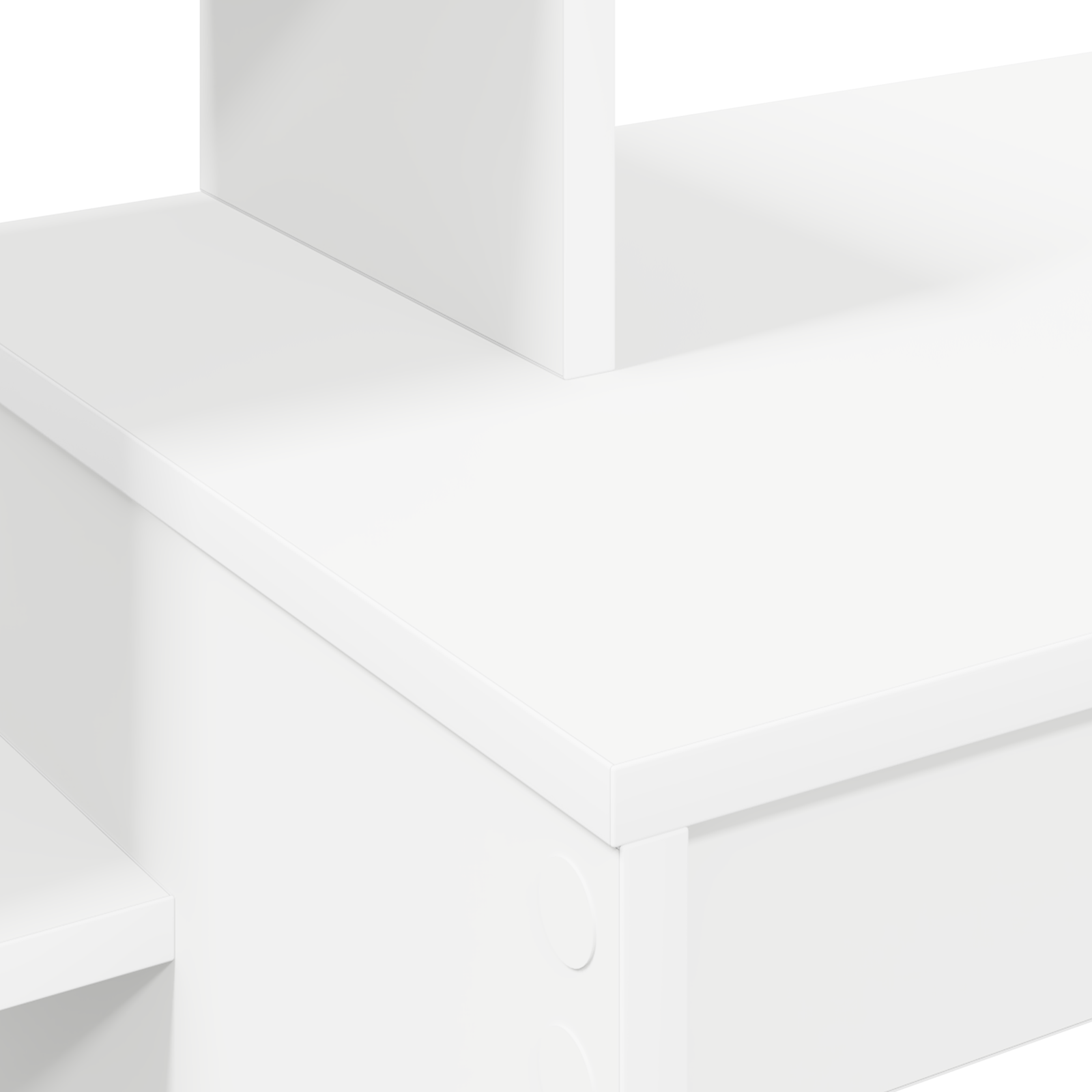 Scrivania per computer Bianca Legno ingegnerizzato Compatta