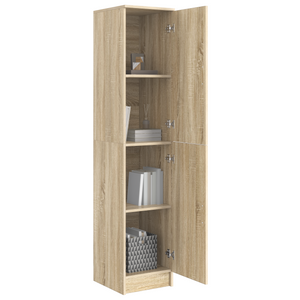 Buffet Cabinet rovere Sonoma Truciolare con finitura in rovere Sonoma
