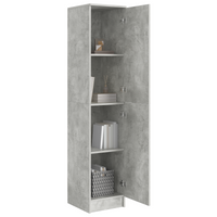 Mobile Buffet Grigio cemento MDF con laminato effetto cemento
