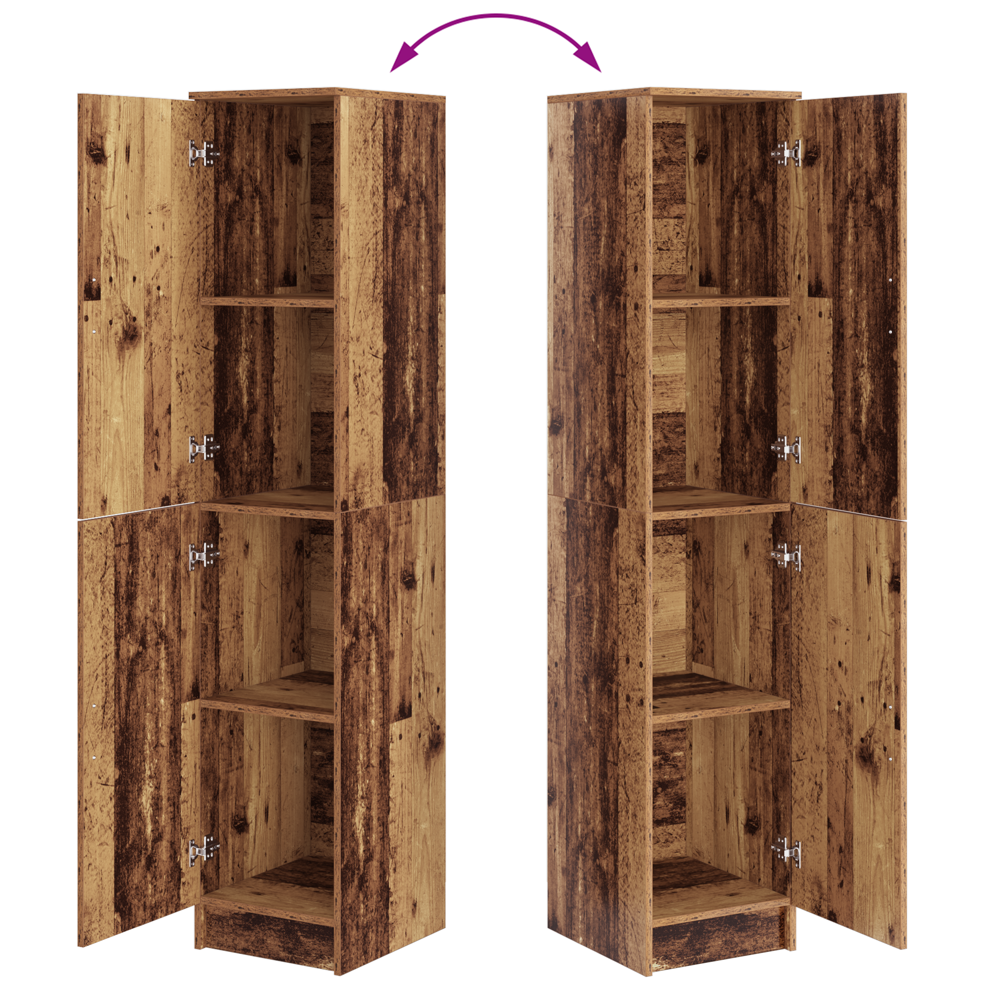 Buffet Legno Vecchio Legno massello di recupero Standard Buffet