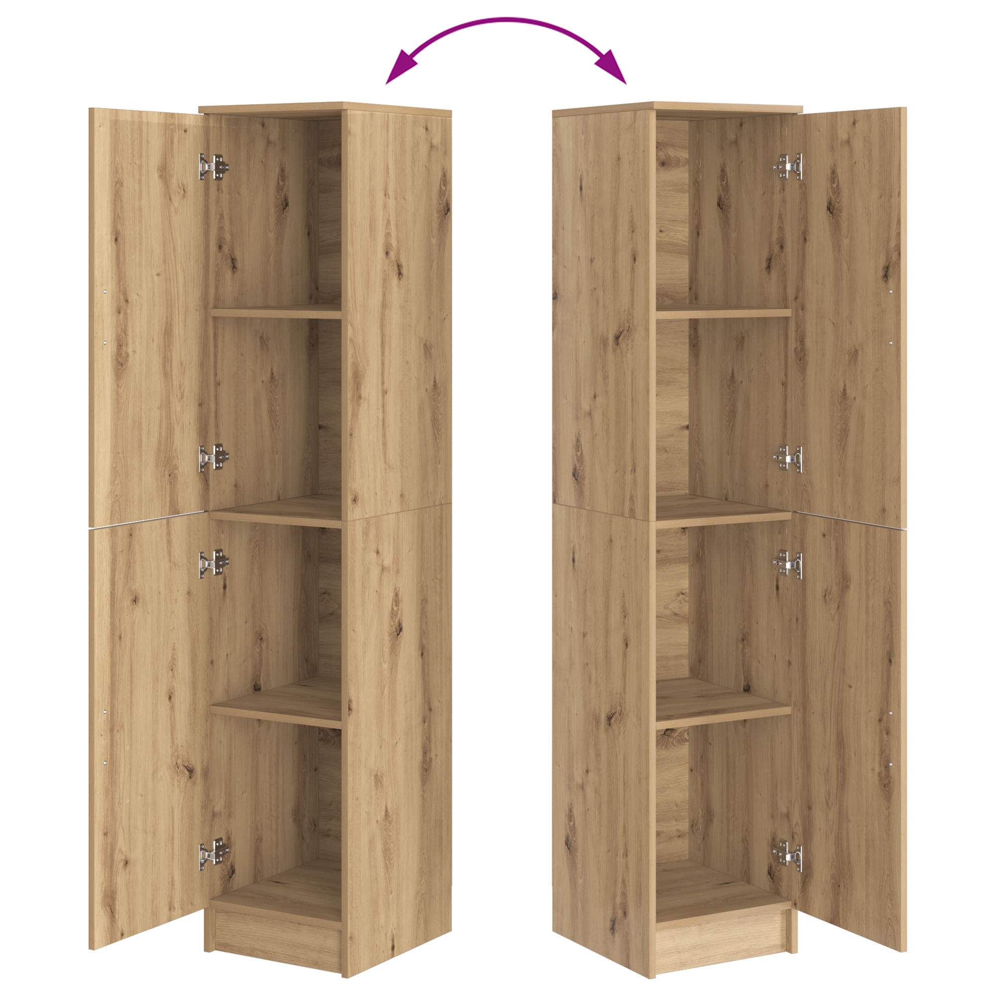 Mobile Buffet Rovere Artigianale Legno Ingegnerizzato Standard