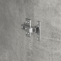 Credenza Grigia Cemento Grigio Truciolare Grande Credenza