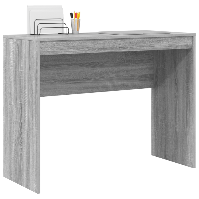 Scrivania per Computer Grigio sonoma MDF 100 x 40 x 76 cm