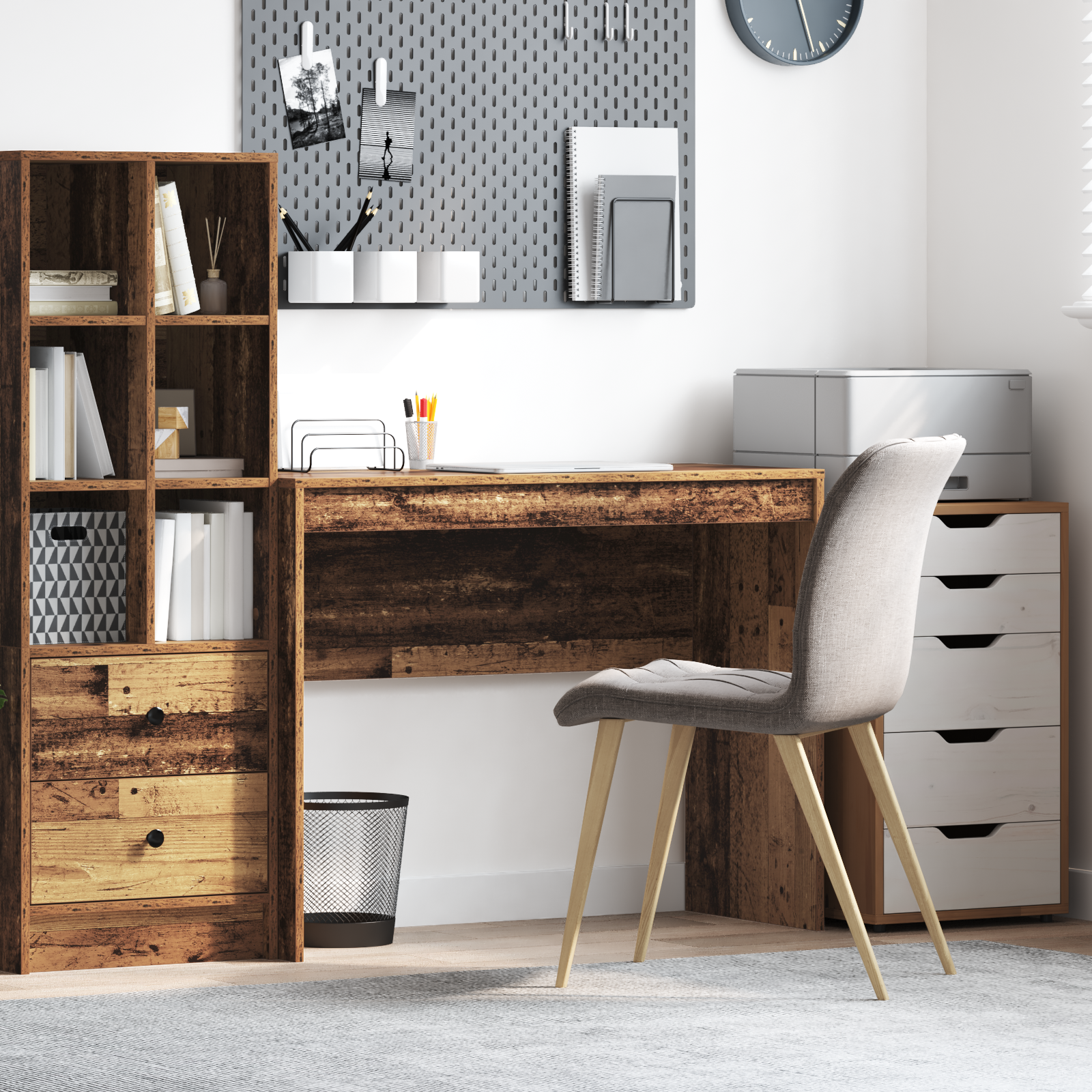 Scrivania Legno antico Legno ingegnerizzato 100 x 40 x 76 cm