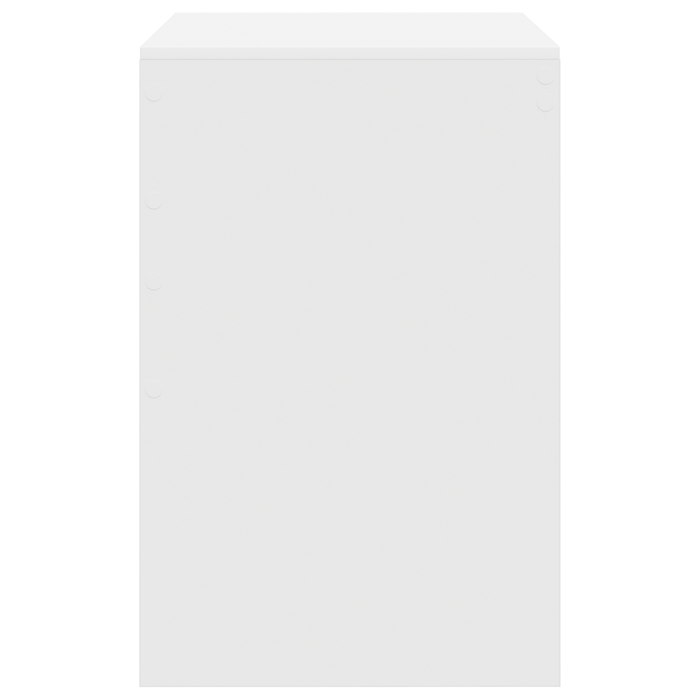 Scrivania Bianca 80x50x76 cm in legno ingegnerizzato