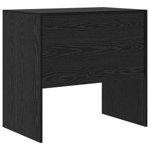 Scrivania in rovere nero 80x50x76 cm legno ingegnerizzato