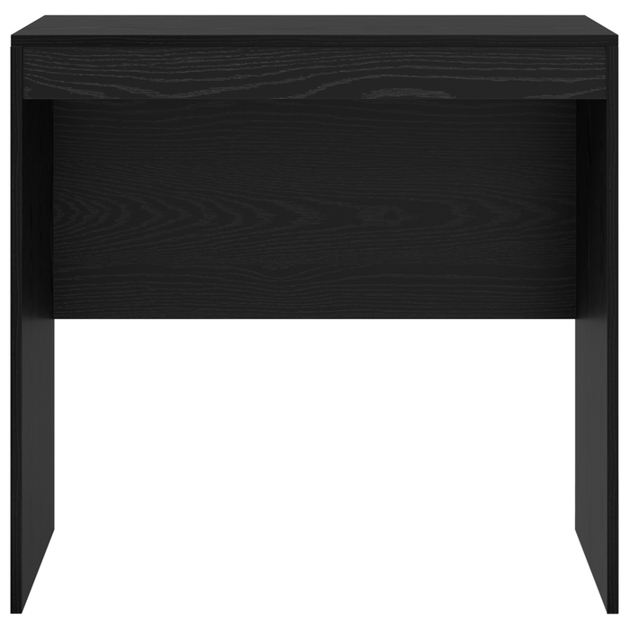 Scrivania in rovere nero 80x50x76 cm legno ingegnerizzato