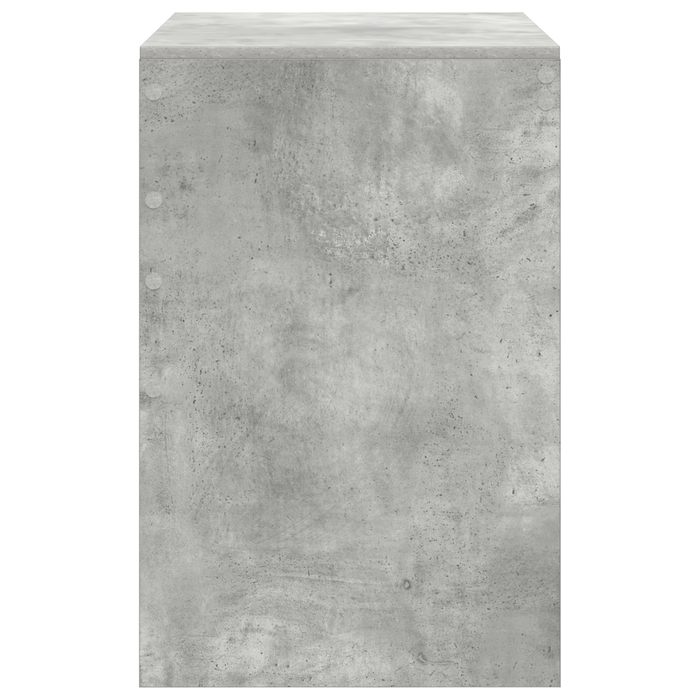 Scrivania per computer Grigio cemento Pannello MDF 90 x 50 x 76 cm