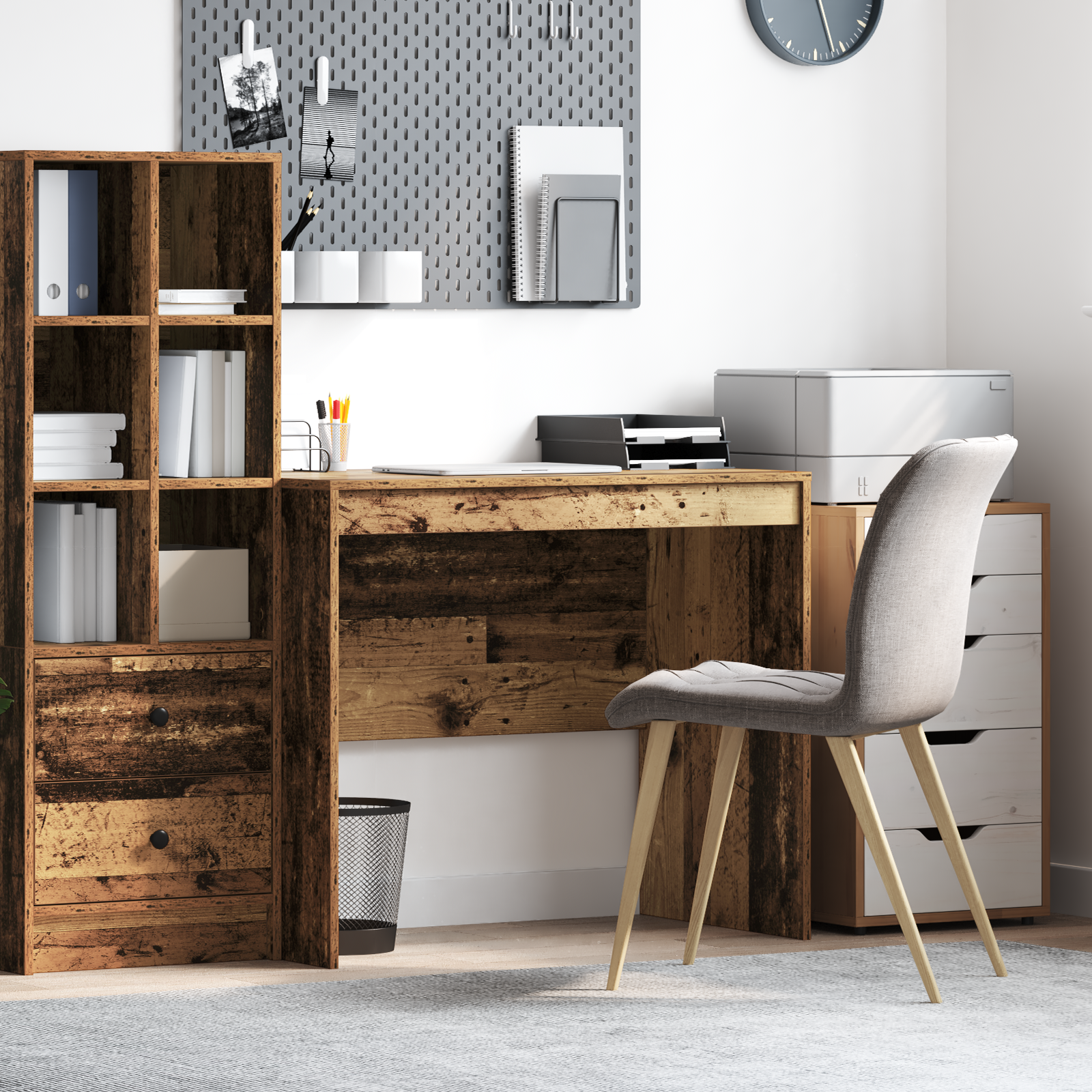 Scrivania - Legno Vecchio Legno vecchio Truciolare 90 x 50 x 76 cm