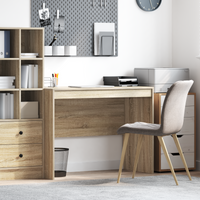Scrivania per Scrittura Rovere Sonoma MDF con impiallacciatura