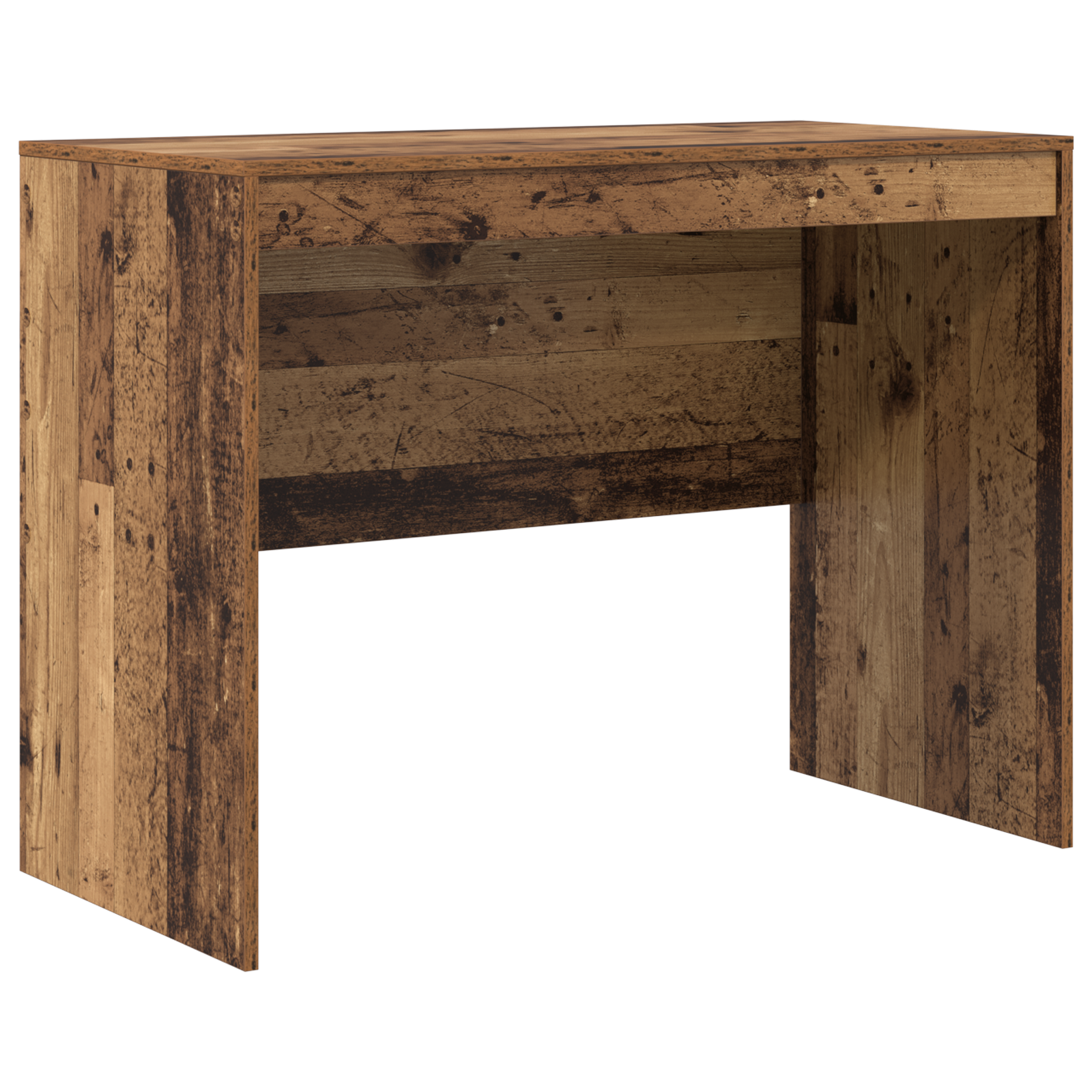 Scrivania Rustica Legno Antico Legno Massello 100 x 50 x 76 cm