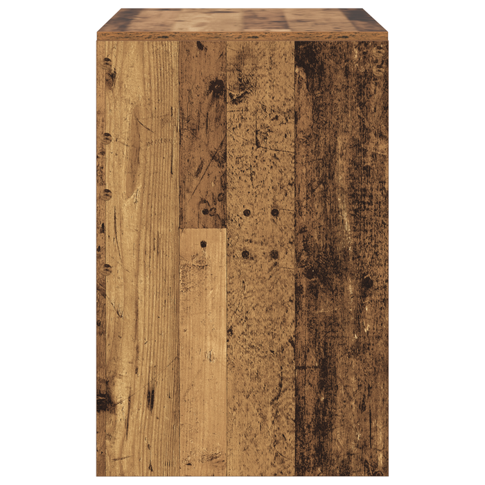 Scrivania Rustica Legno Antico Legno Massello 100 x 50 x 76 cm