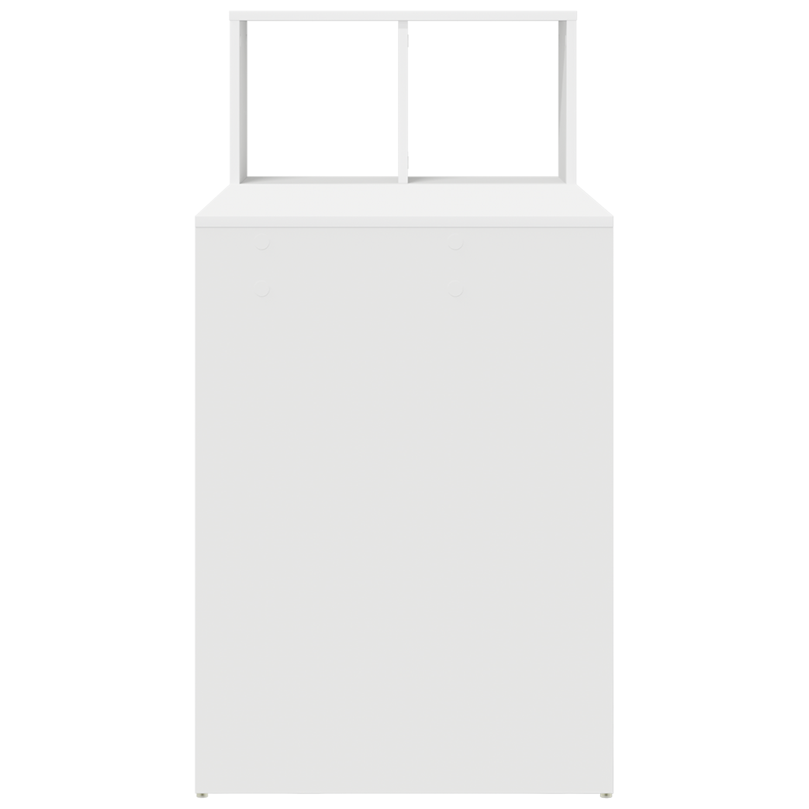 Scrivania per Scrivere Bianca Legno Ingegnerizzato Media