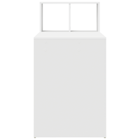 Scrivania per Scrivere Bianca Legno Ingegnerizzato Media