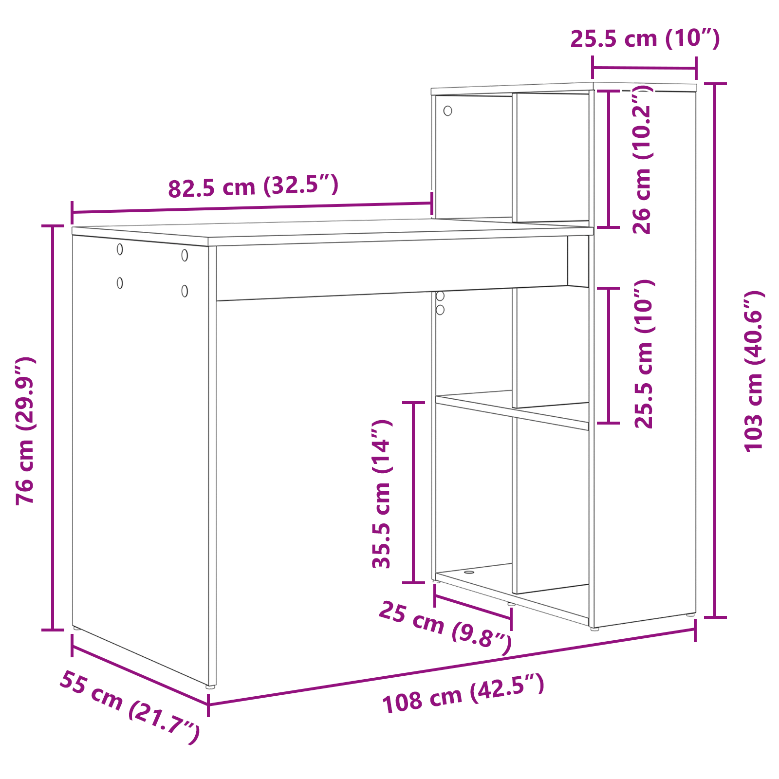 Scrivania Rovere Artigianale Truciolare Media Scrivania