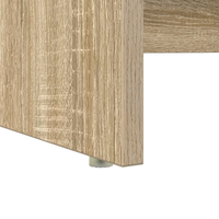 Scrivania con deposito rovere di Sonoma 120,5x44x88,5 cm Legno ingegnerizzato