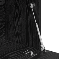 Scrivania in Rovere Nero Rovere Nero Legno Ingegnerizzato Media