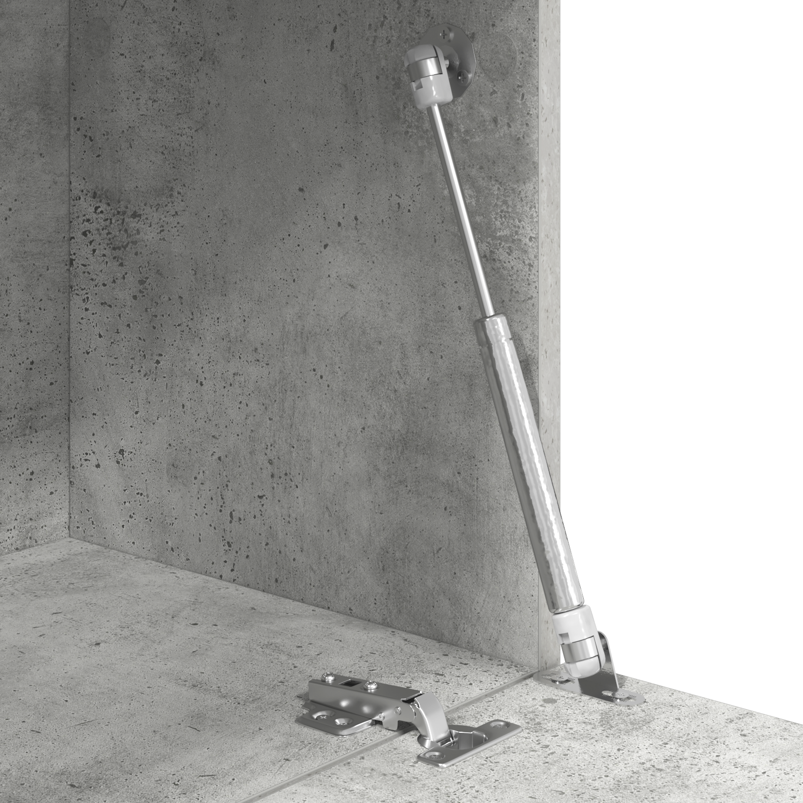 Scrivania grigia in cemento Grigio cemento Legno ingegnerizzato