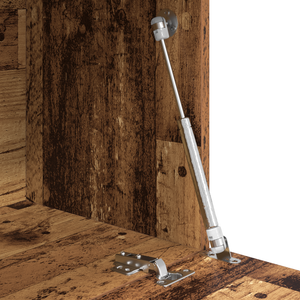 Scrivania Marrone Legno Invecchiato Legno Ingegnerizzato Media