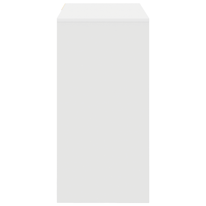 Scrivania Bianca Bianca MDF Media Archiviazione