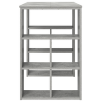 Scrivania d'Angolo Grigio cemento Truciolato Media Magazzino