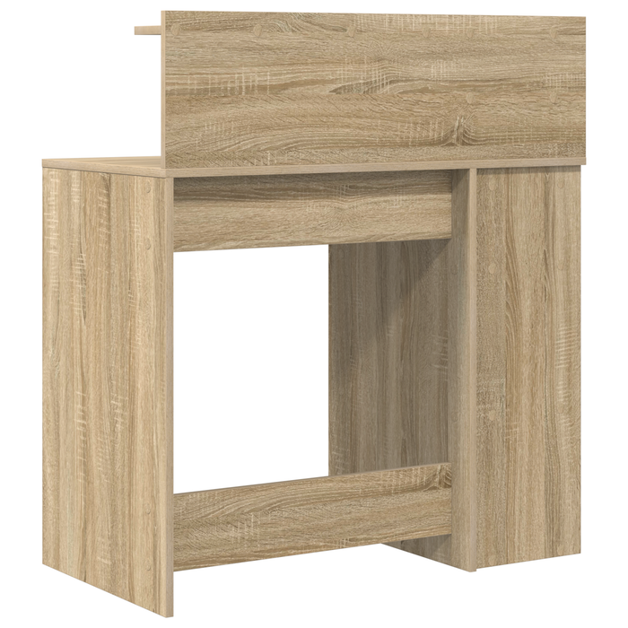 Scrivania con Storage Rovere Sonoma 90x48x101.5 cm Legno ingegnerizzato