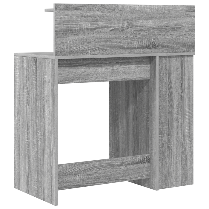 Scrivania con Ripiano Grigia Sonoma 90x48x101.5 cm Legno ingegnerizzato