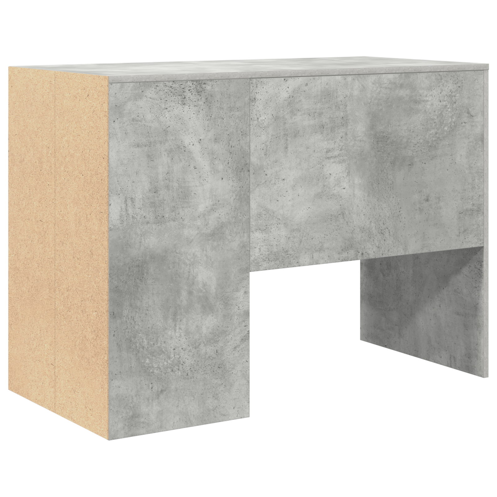 Scrivania Grigio cemento Legno composito Compatta Storage