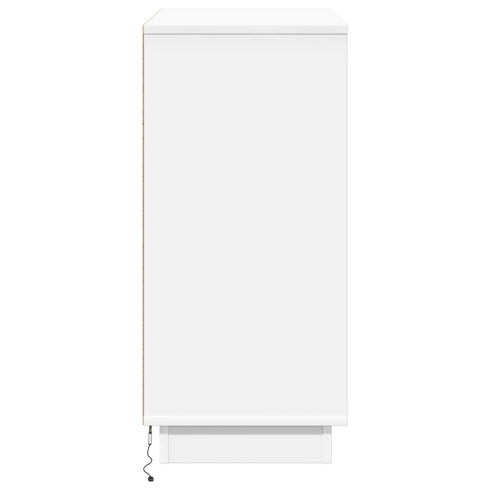 Mobile con LED Bianco 71x34,5x75 cm Legno Ingegnerizzato