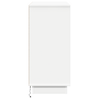 Mobile con LED Bianco 71x34,5x75 cm Legno Ingegnerizzato