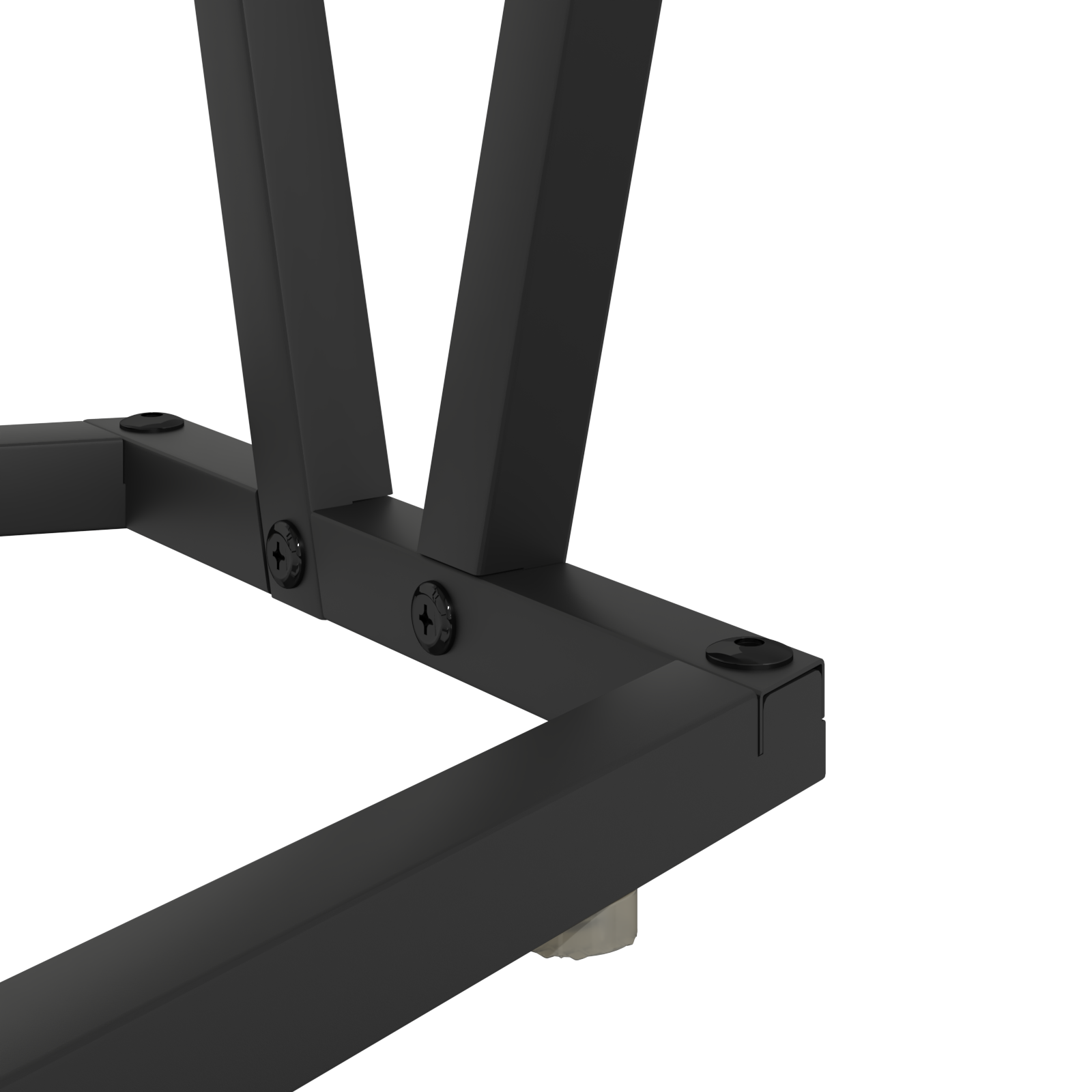 Tavolino da caffè  in rovere, 80x40x40,5 cm, in legno ingegnerizzato e metallo