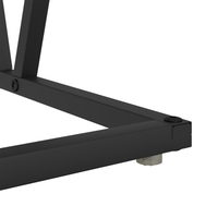 Tavolino da caffè Grigio Sonoma 100x50x40 cm in legno ingegnerizzato e metallo