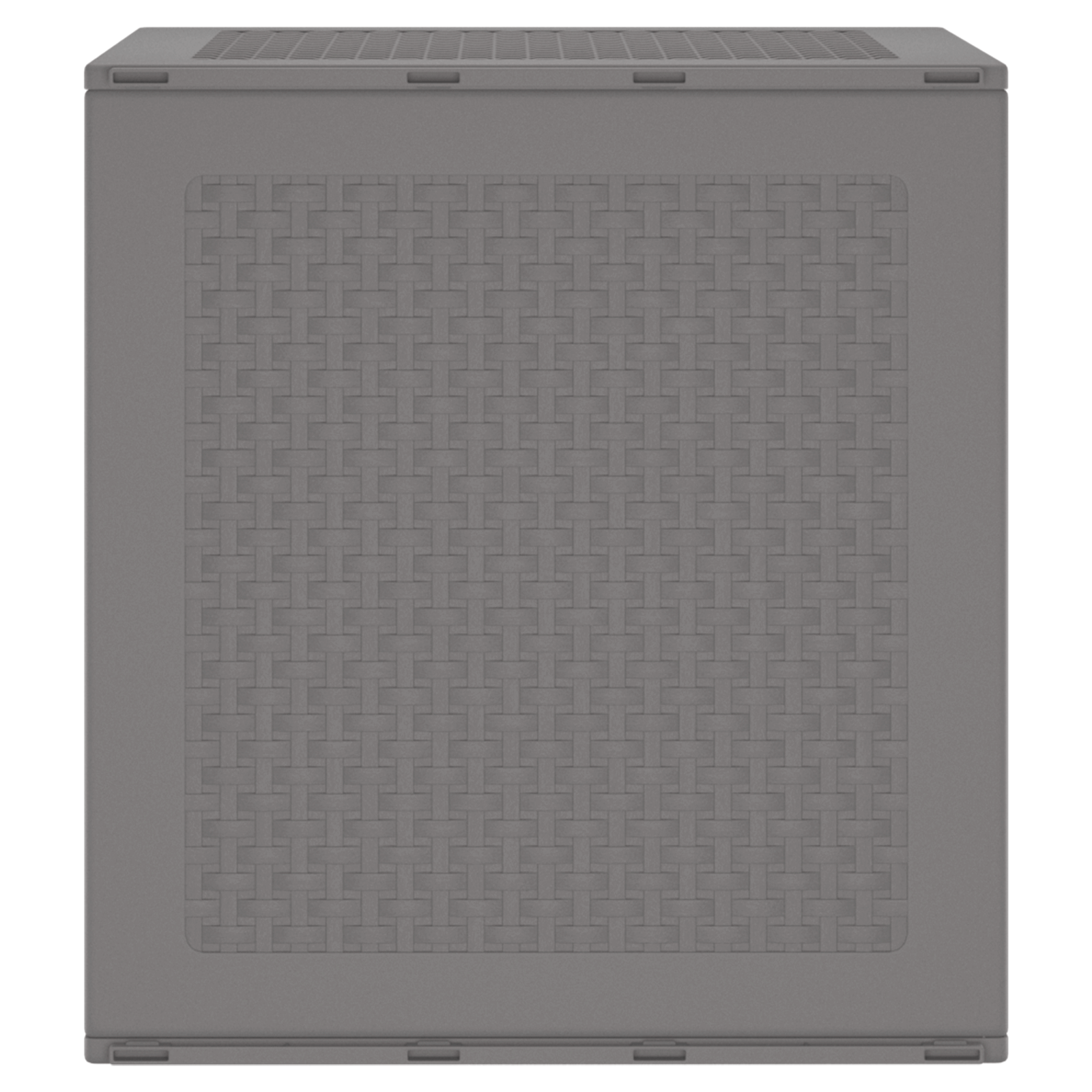 Scatola di Stoccaggio da Giardino Grigio Chiaro 55x53x57 cm PP