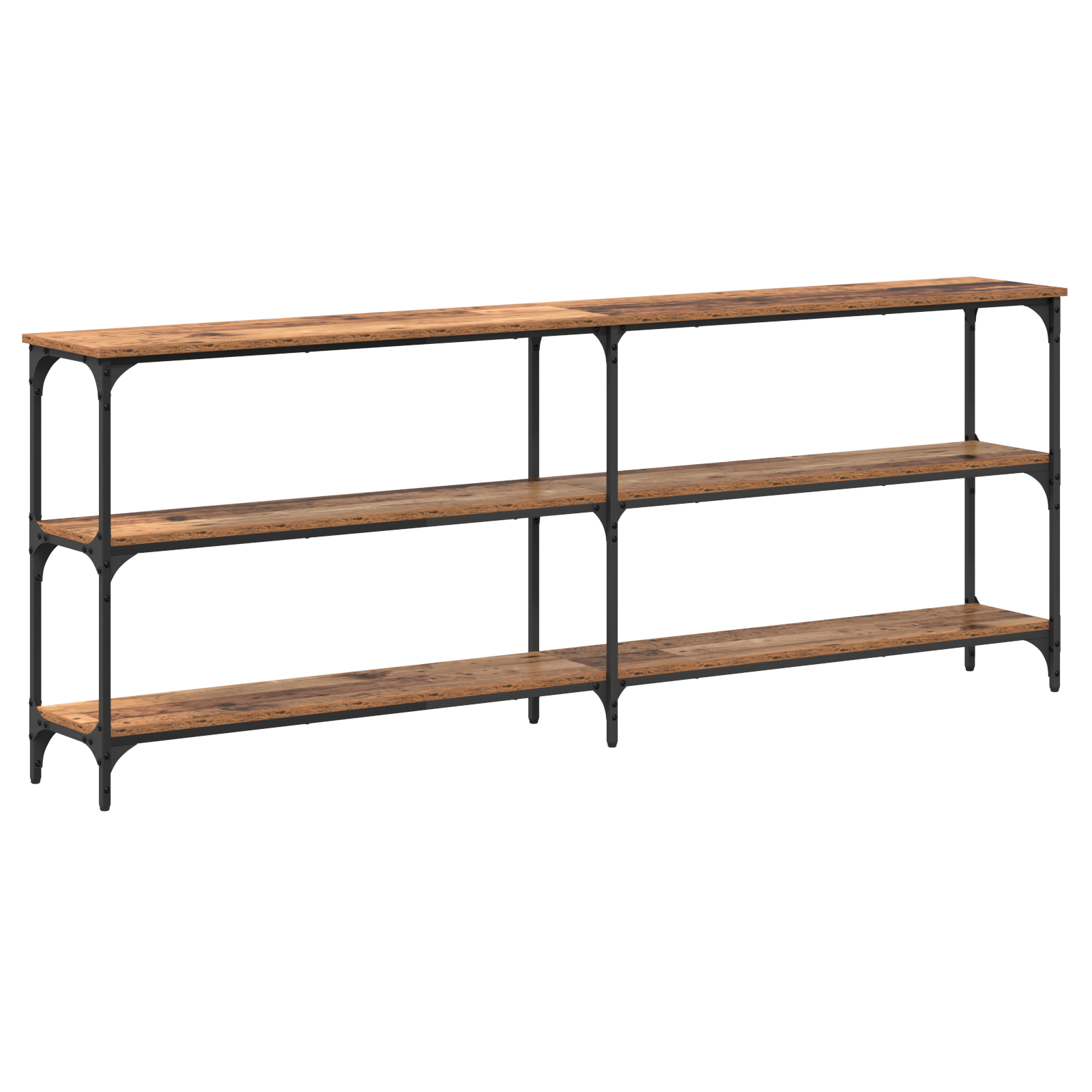 Tavolo Consolle Legno Vintage 200x29x75 cm Legno Ingegnerizzato