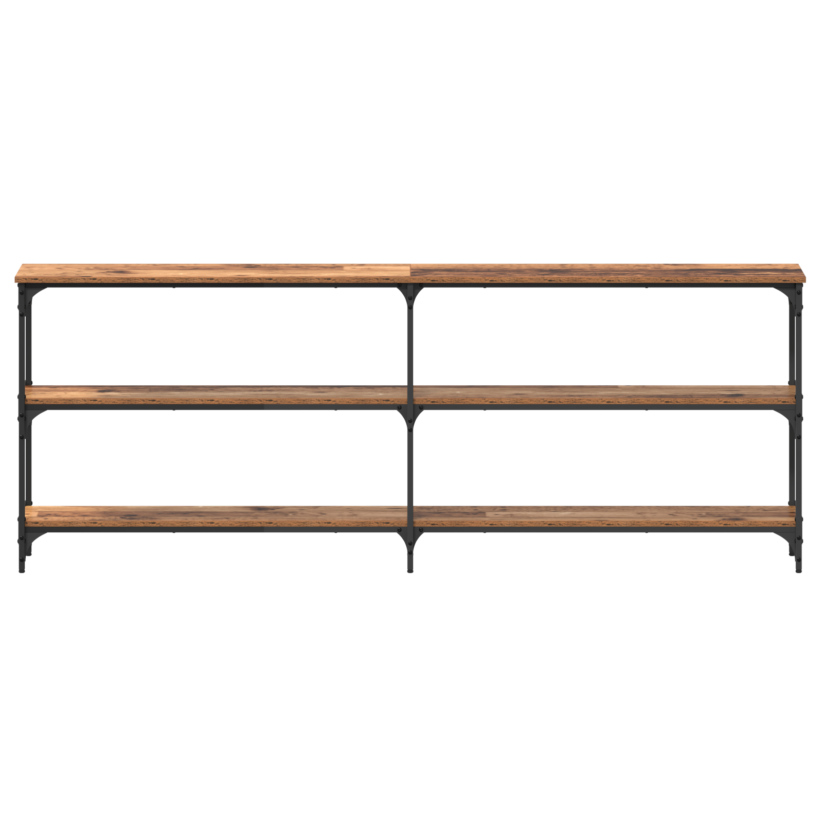 Tavolo Consolle Legno Vintage 200x29x75 cm Legno Ingegnerizzato