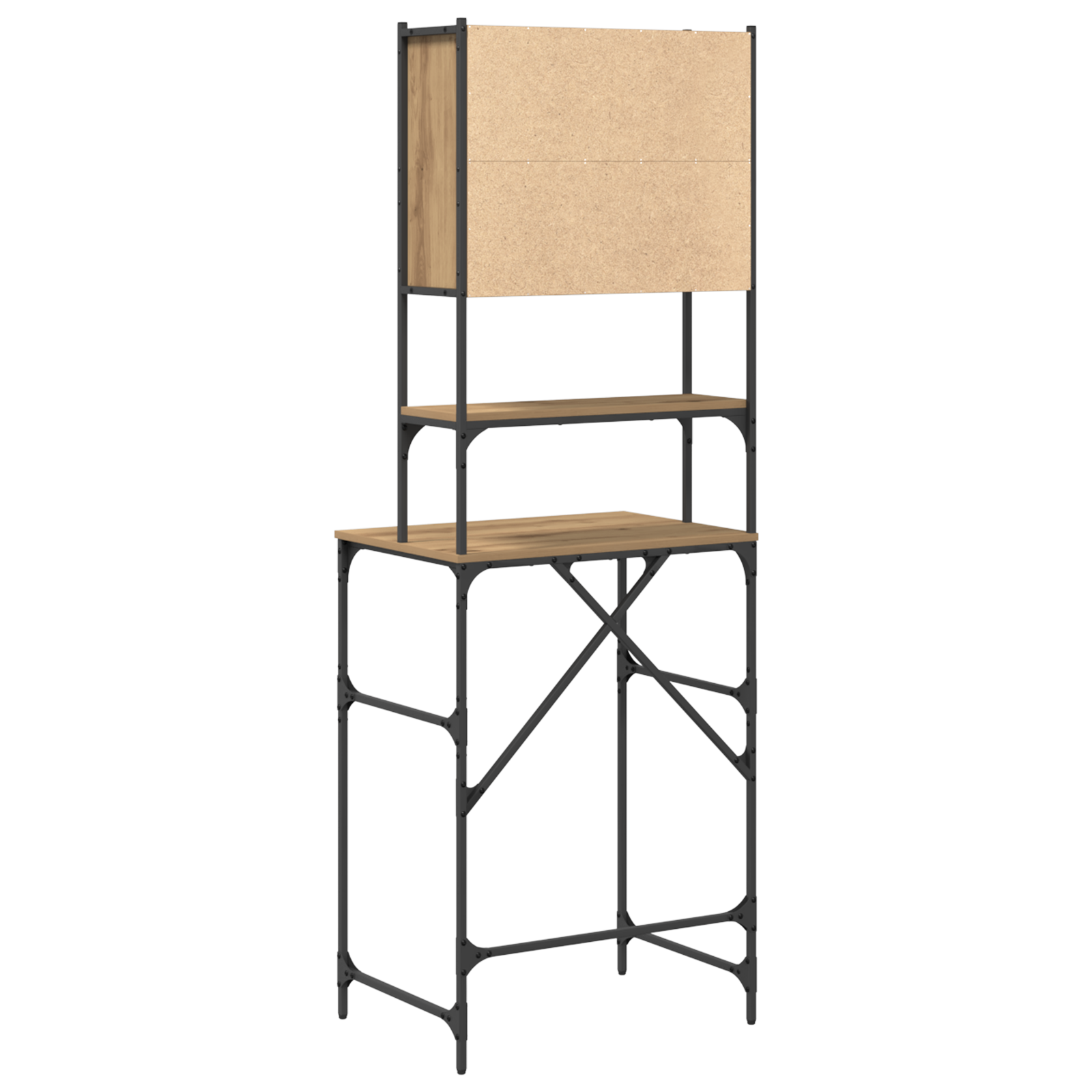 Mobile per Lavatrice Rovere Artigianale 68x48,5x194 cm