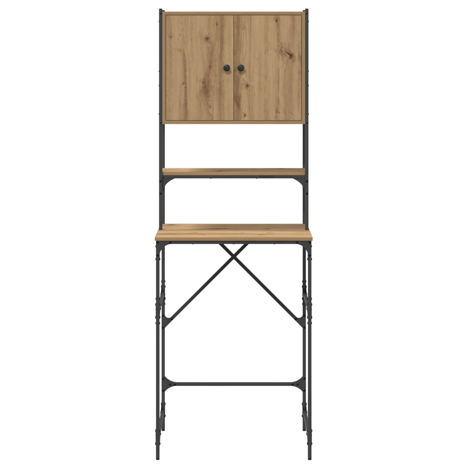 Mobile per Lavatrice Rovere Artigianale 68x48,5x194 cm