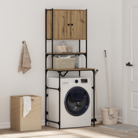 Mobile per Lavatrice Rovere Artigianale 68x48,5x194 cm